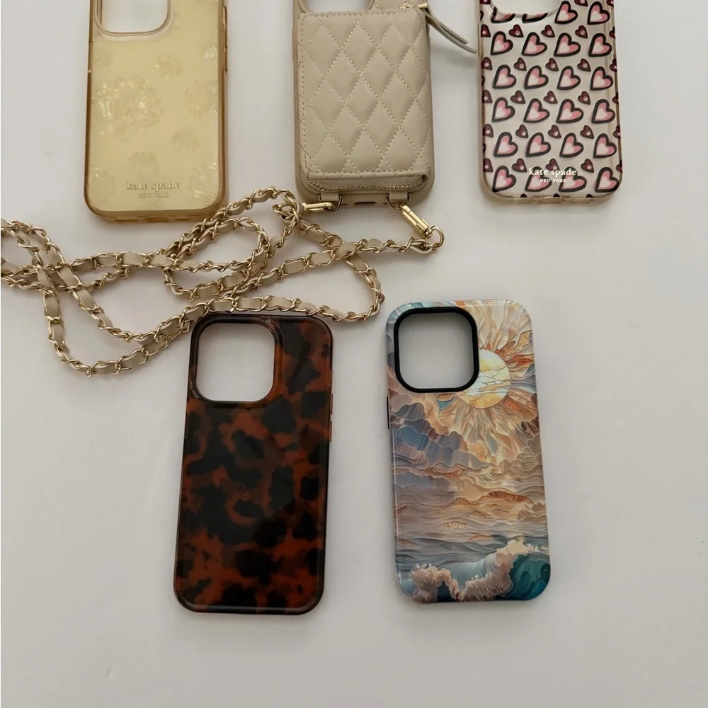 Kate Spade and other Phone Cases for iPhone 14 Pro  lot of 5